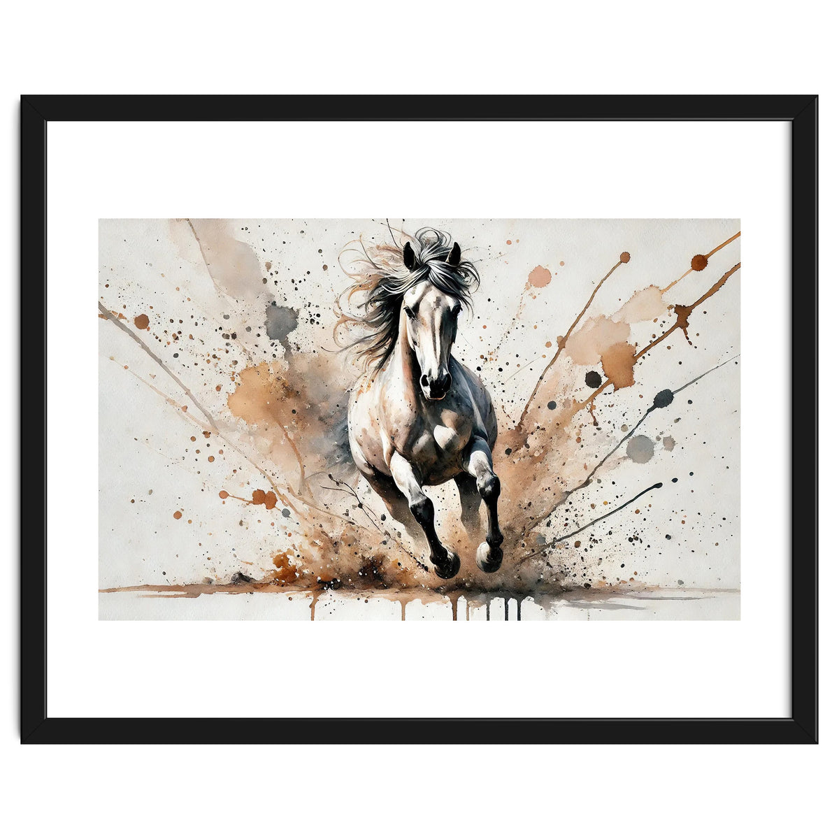 Galloping Horse Front View