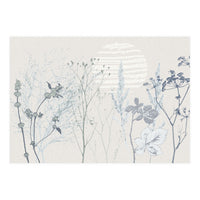 Plant based calming atmosphere soft blue (Print Only)