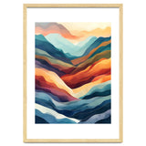 Abstract Ethereal Mountain Landscape thumbnail