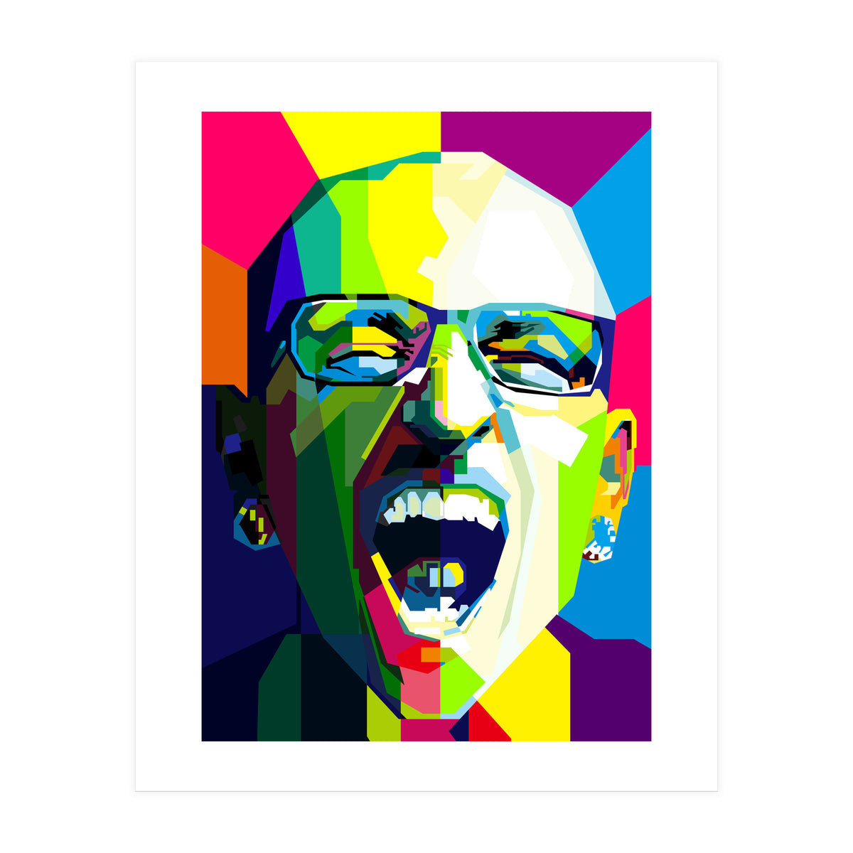 Chester Bennington Lingkin Park Pop Art Wpap (Print Only)