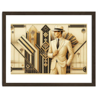 Gatsby Gentleman Art Deco Scene