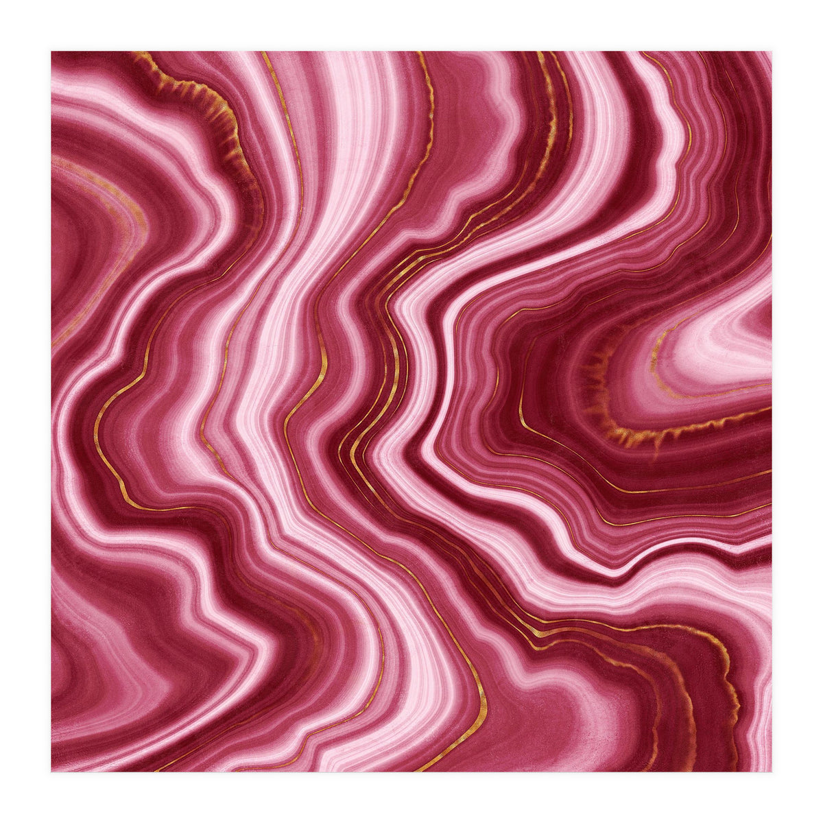 Red Agate Texture 04  (Print Only)