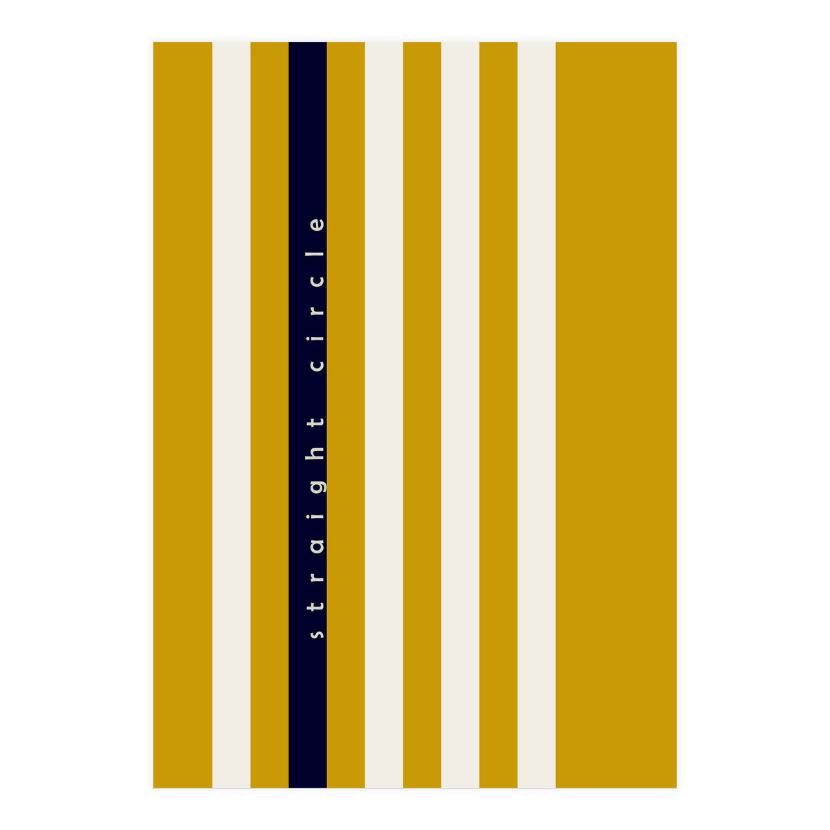 expectant iteration straight circle (Print Only)