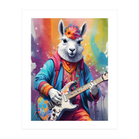 Lama Plays Guitar (Print Only)