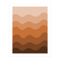 Brown gradient design  (Print Only)