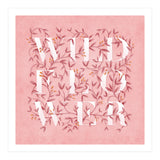 Wild Flower Typography (Print Only) thumbnail