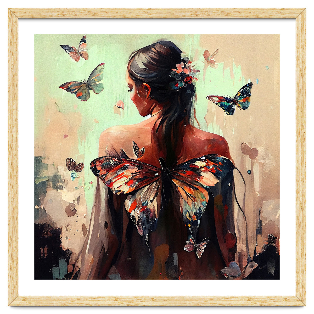 Powerful Butterfly Woman Body #3