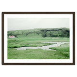 Pond and house in the middle of nowhere - Iceland thumbnail