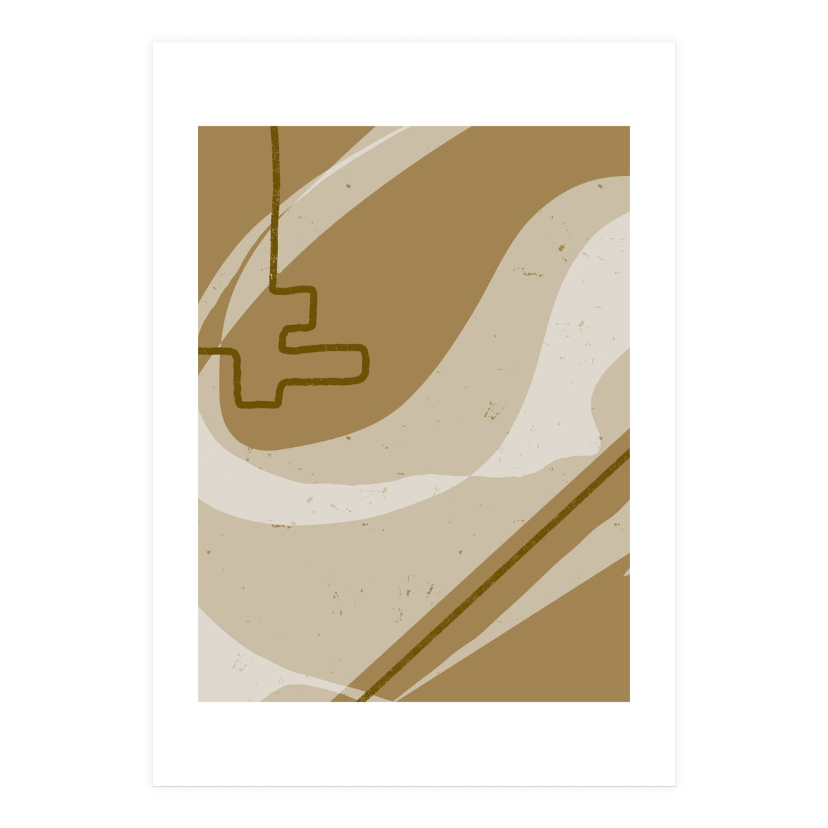 Harmony of Earth and Lines (Print Only)