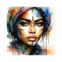 Tribal Muse Portrait (Print Only)