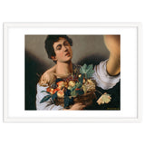 Boy With A Basket Of Fruit - Caravaggio - Selfie thumbnail