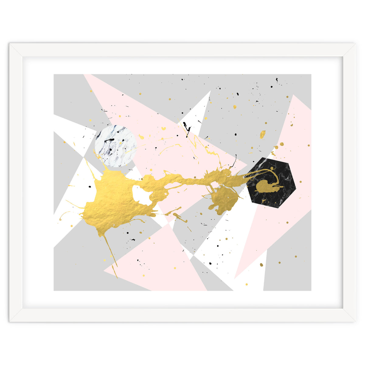 Gold Splatter #society6 #decor #buyart