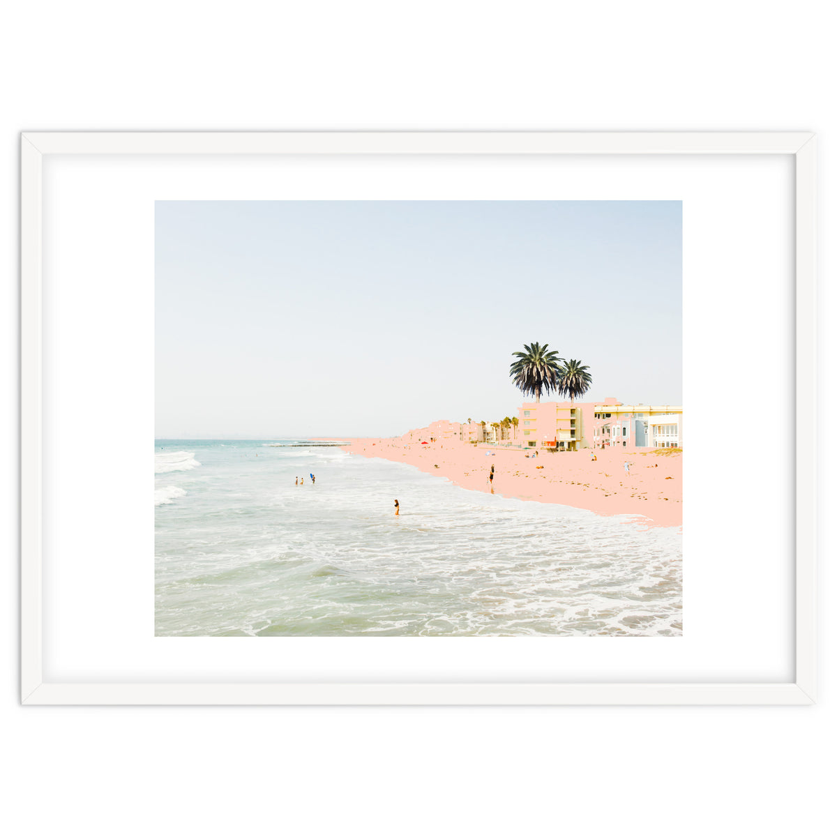 Pink Beach #society6 #decor #buyart
