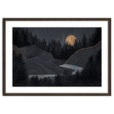 Abstract Landscape Midnight Moon thumbnail
