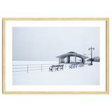 Benches in the Winter seascape thumbnail