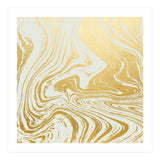 Gold Rush Minimal Illustration, Abstract Shine Luxe Glow Metallic Shimmer Golden Graphic Design (Print Only) thumbnail