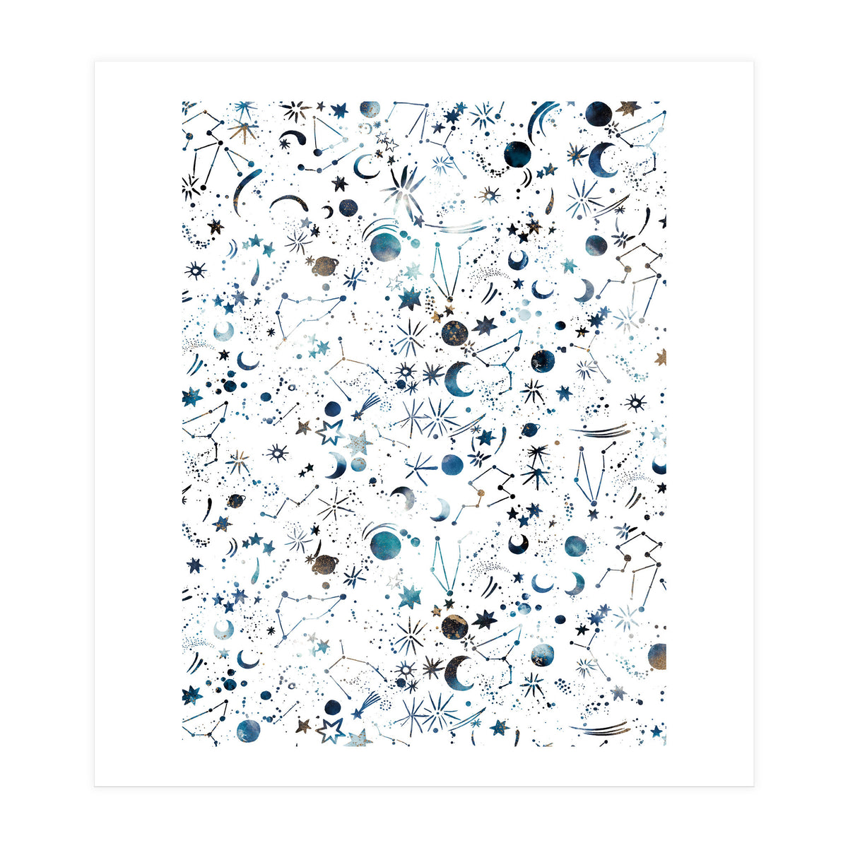 Astrology Space Planets Constellation (Print Only)