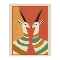 Two Gazelles In Stillness (Print Only)