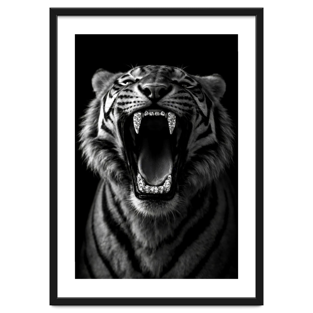 Roaring Tiger portrait
