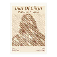 Bust Of Christ (salvator Mundi) – Guido Reni (italian, 1575 1642) (Print Only)