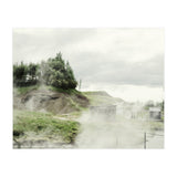 A natural hot spring landscape where steam rises - Iceland  (Print Only) thumbnail