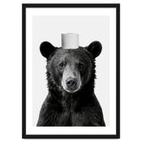 Bear, Toilet Paper Crown, Nursery Animal Art for Children thumbnail