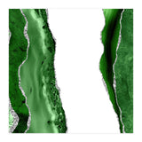 Green & Silver Agate Texture 14  (Print Only) thumbnail