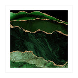 Green & Gold Agate Texture 02  (Print Only) thumbnail