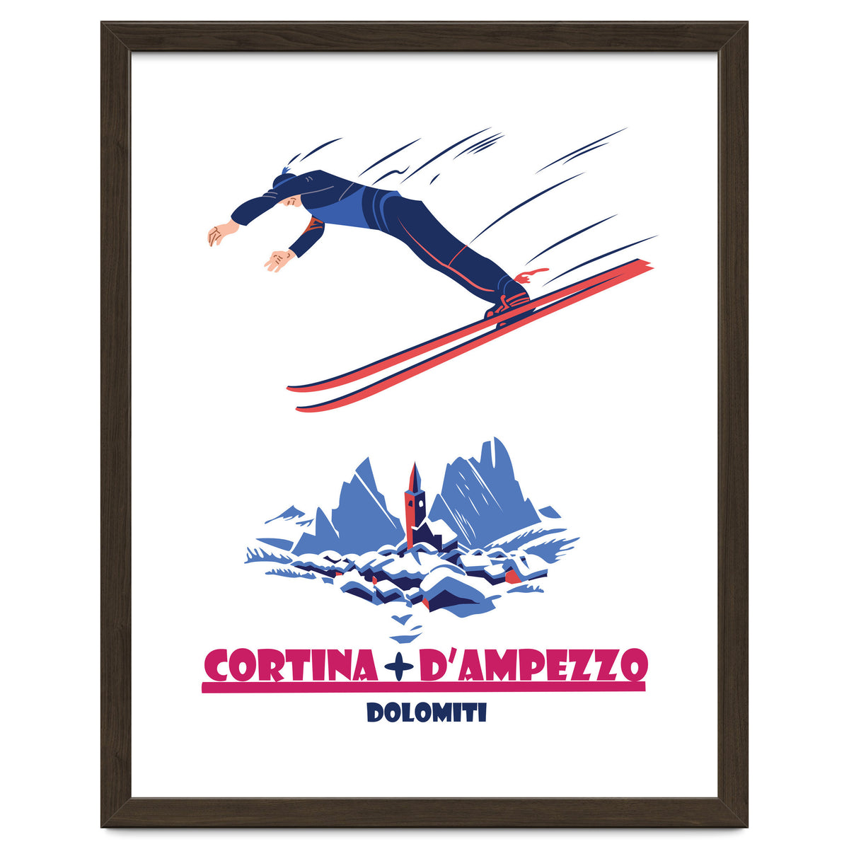 Ski Jump At Cortina Di Ampezzo