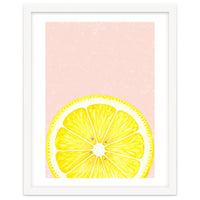Lemon Slice, Fresh Citrus Kitchen Summer Art