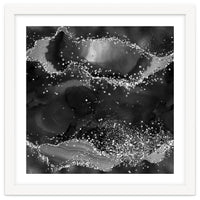 Black Glitter Agate Texture 05