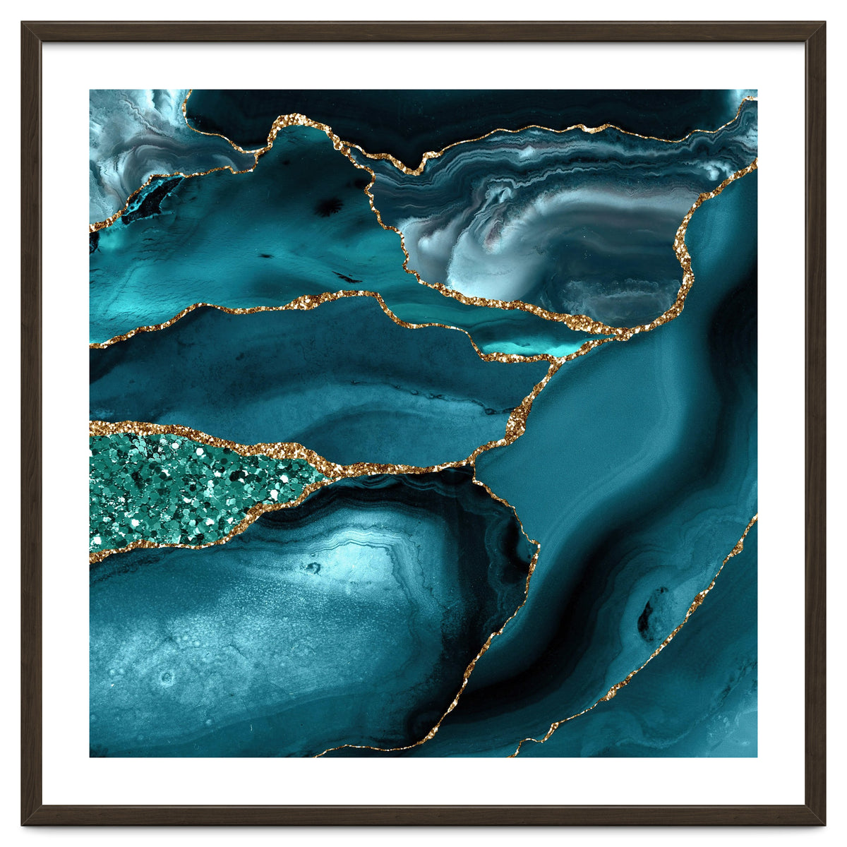 Agate Glitter Ocean Texture 10