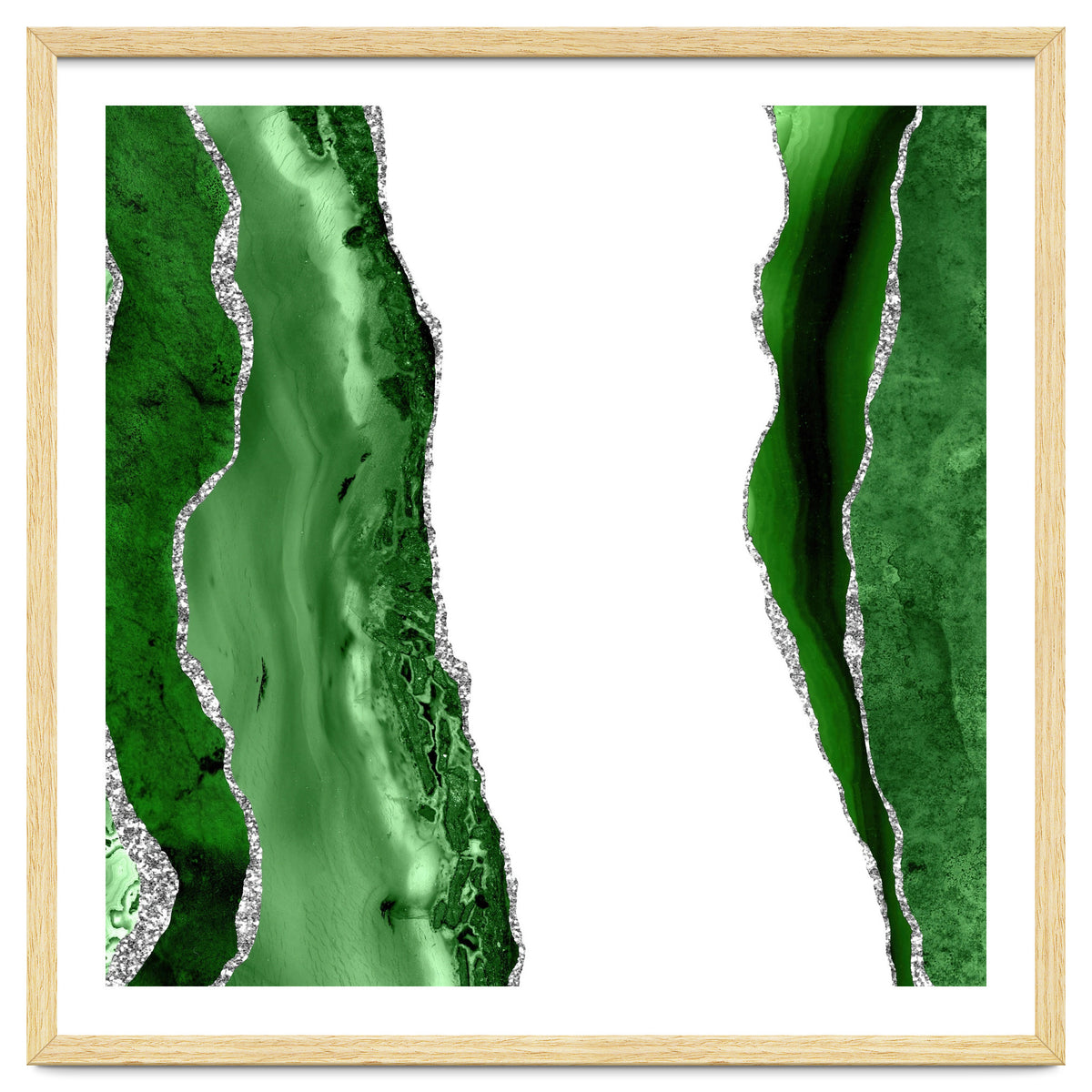 Green & Silver Agate Texture 14