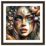 Floral Forest Druid Woman Portrait thumbnail