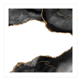 Black & Gold Agate Texture 09 (Print Only) thumbnail
