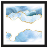 Blue & Gold Glitter Agate Texture 06 thumbnail