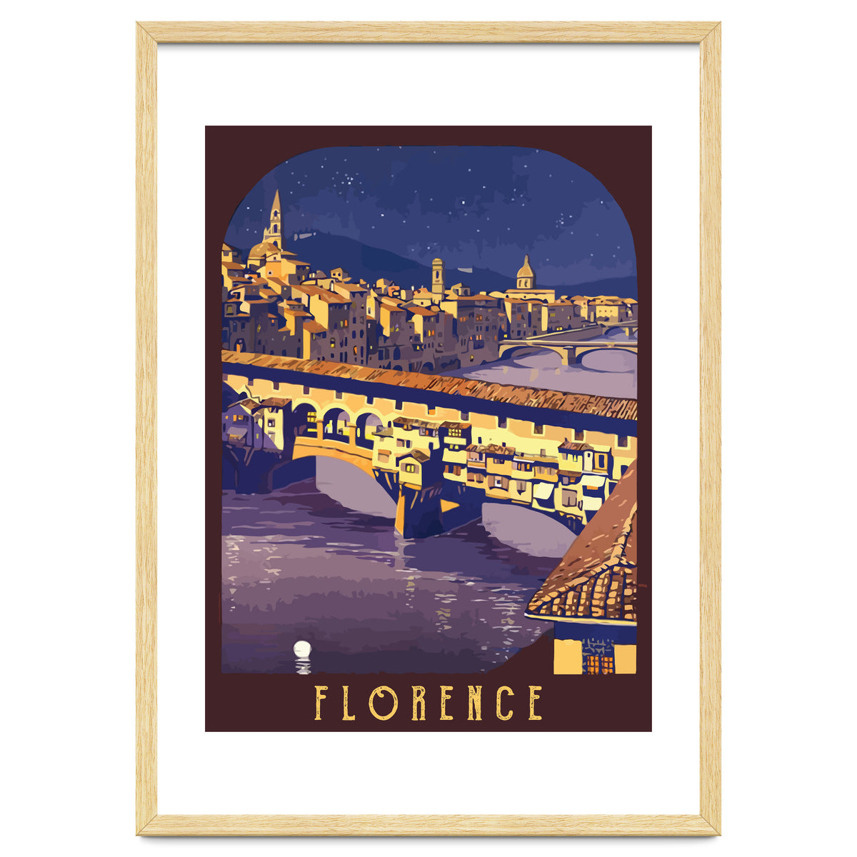 Florence At Night, The Bridge