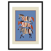 Striped Running Horses