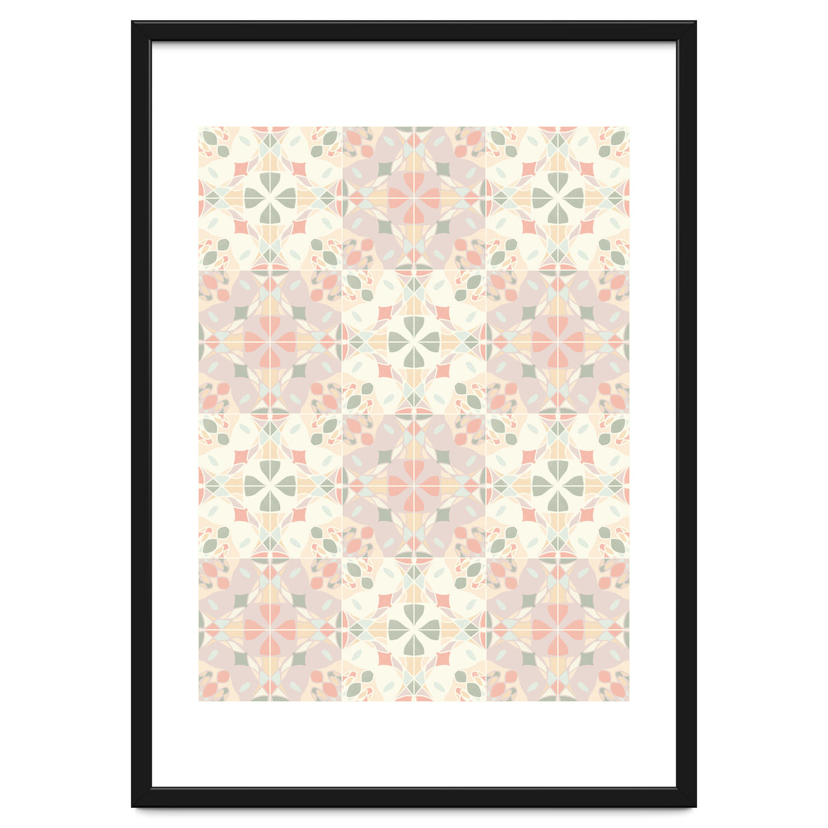 Stained Glass Pastels Tiles