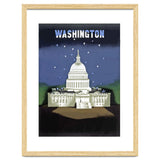 Washington, White House at Night thumbnail