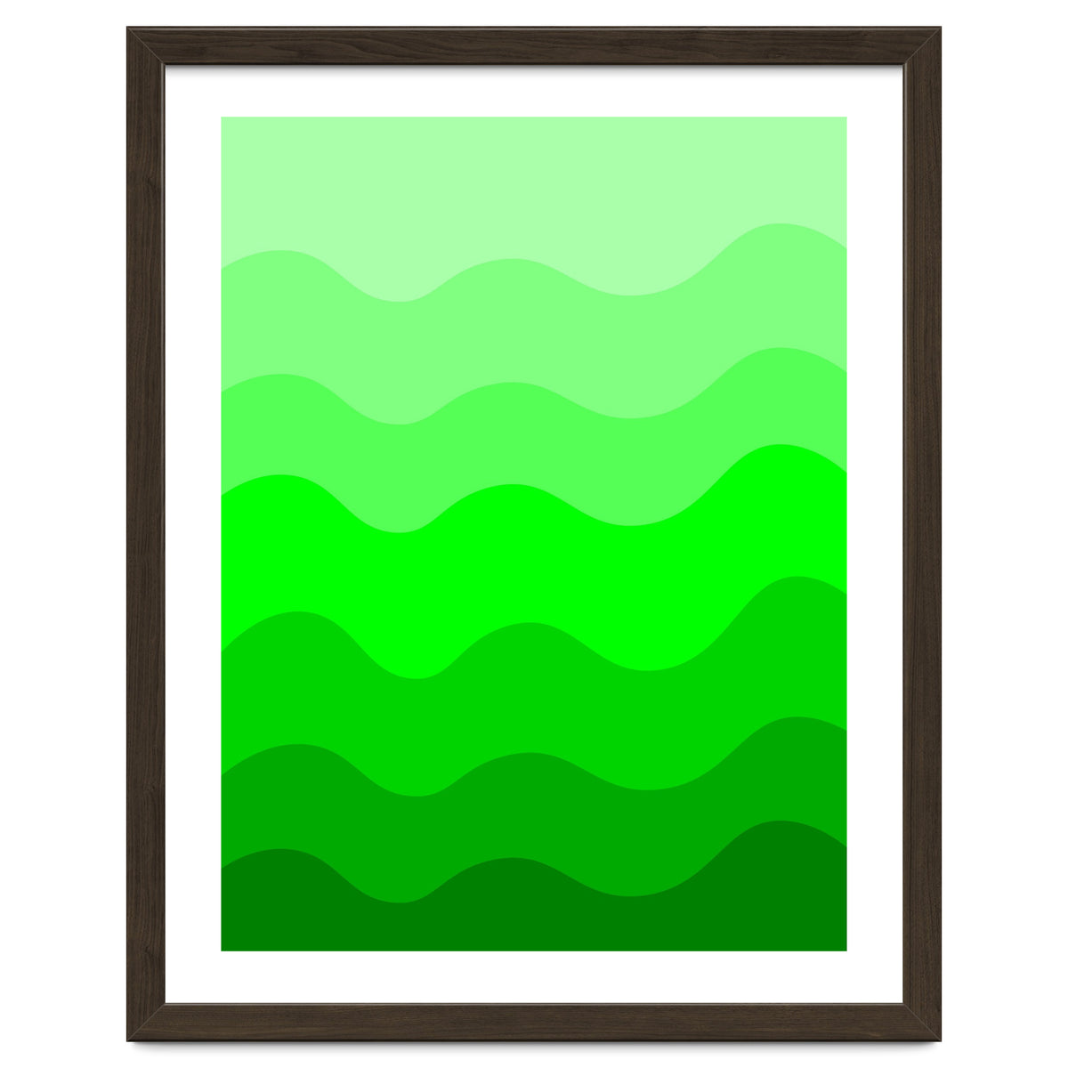 Green gradient design