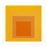 JOSEF ALBERS - HOMAGE TO THE SQUARE YELLOW ORANGE 2. HIGH RESOLUTION (Print Only) thumbnail