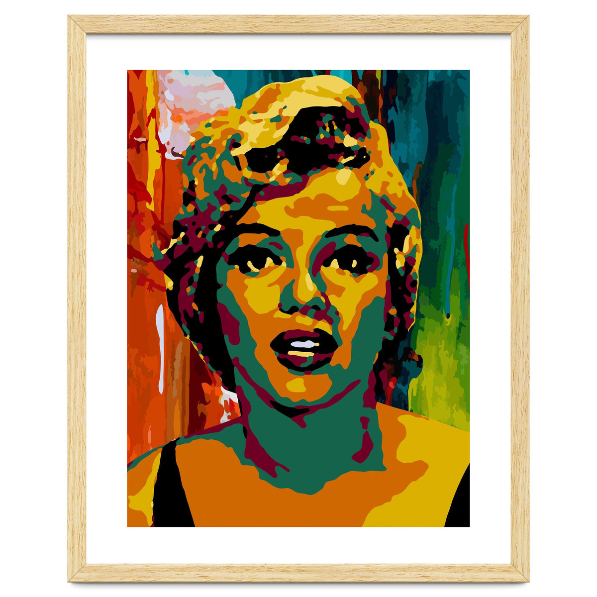 Marilyn Monroe Colorful abstract 3