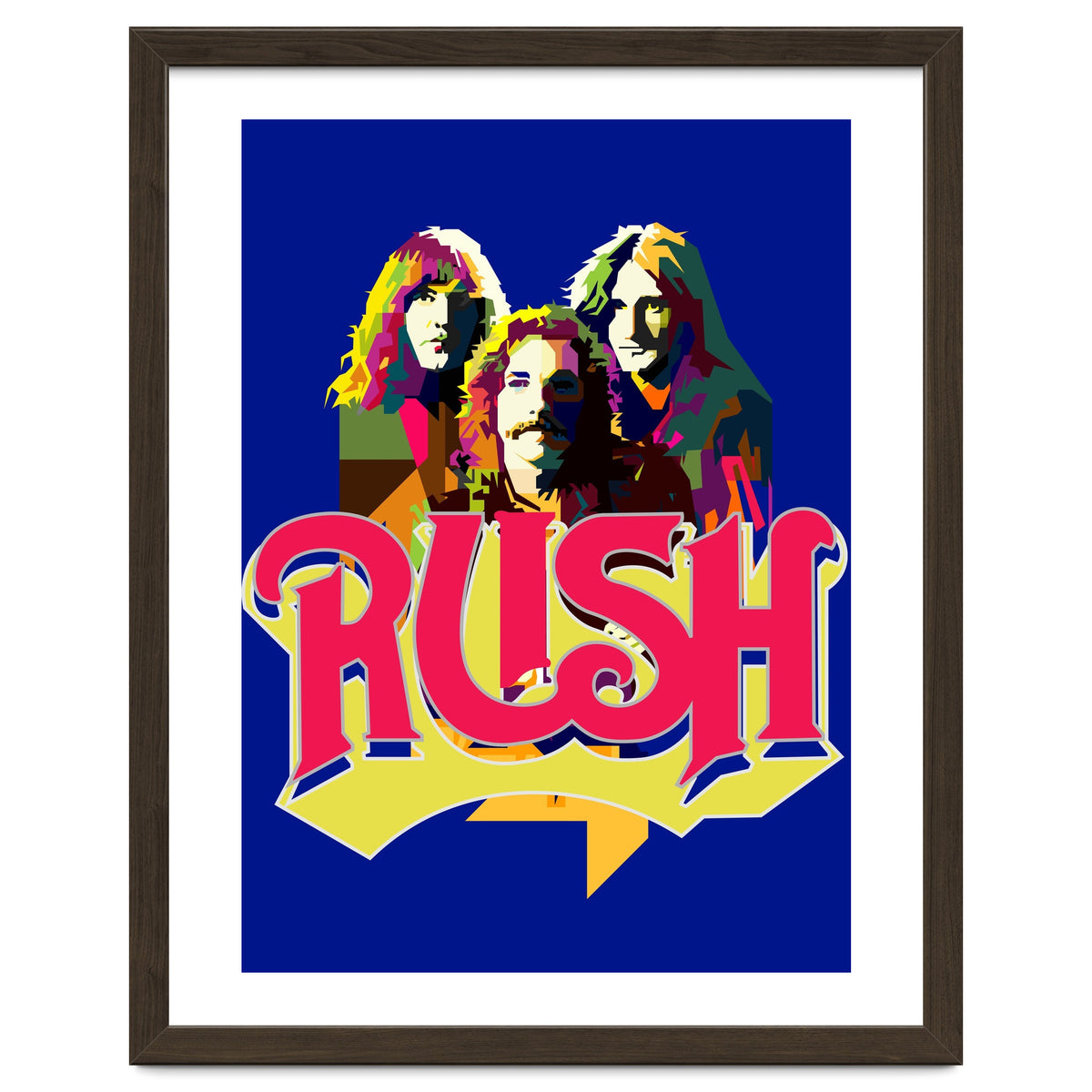Rush Rock In Rio Pop Art WPAP