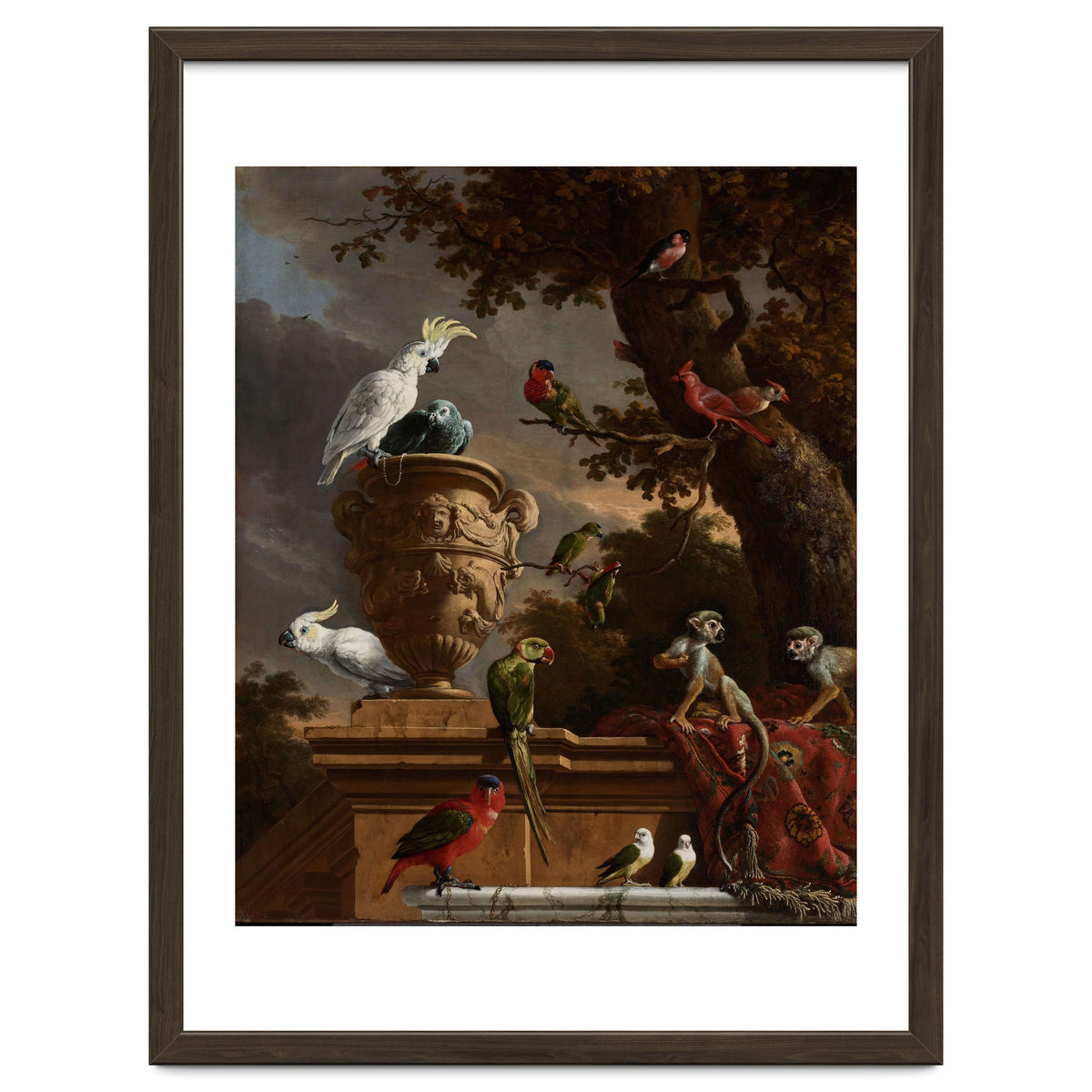 The Menagerie. The Managerie. Dating: c. 1690. Measurements: h 135 cm × w 116.5 cm.