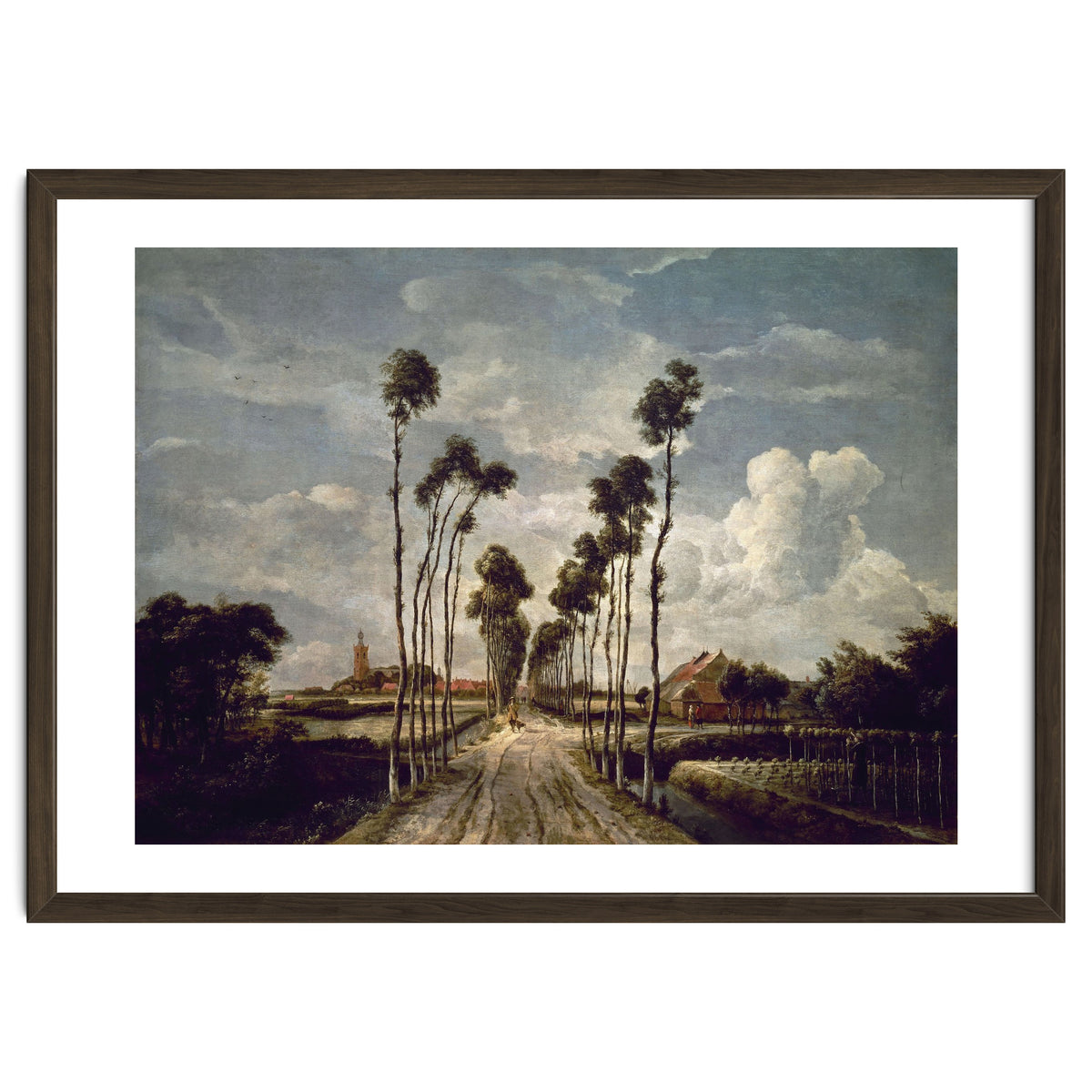 'The Avenue at Middelharnis', 1689, Oil on canvas, 103 x 141 cm.