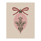 Christmas Floral Globe (Print Only) thumbnail