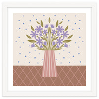 Flower Vase Mocha Mousse