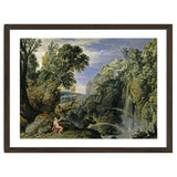Pedro Pablo Rubens; Paul Bril / 'Landscape with Psyche and Jupiter', 1610; ca. 1630, Flemish Scho... thumbnail