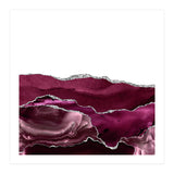 Burgundy & Silver Agate Texture 11  (Print Only) thumbnail